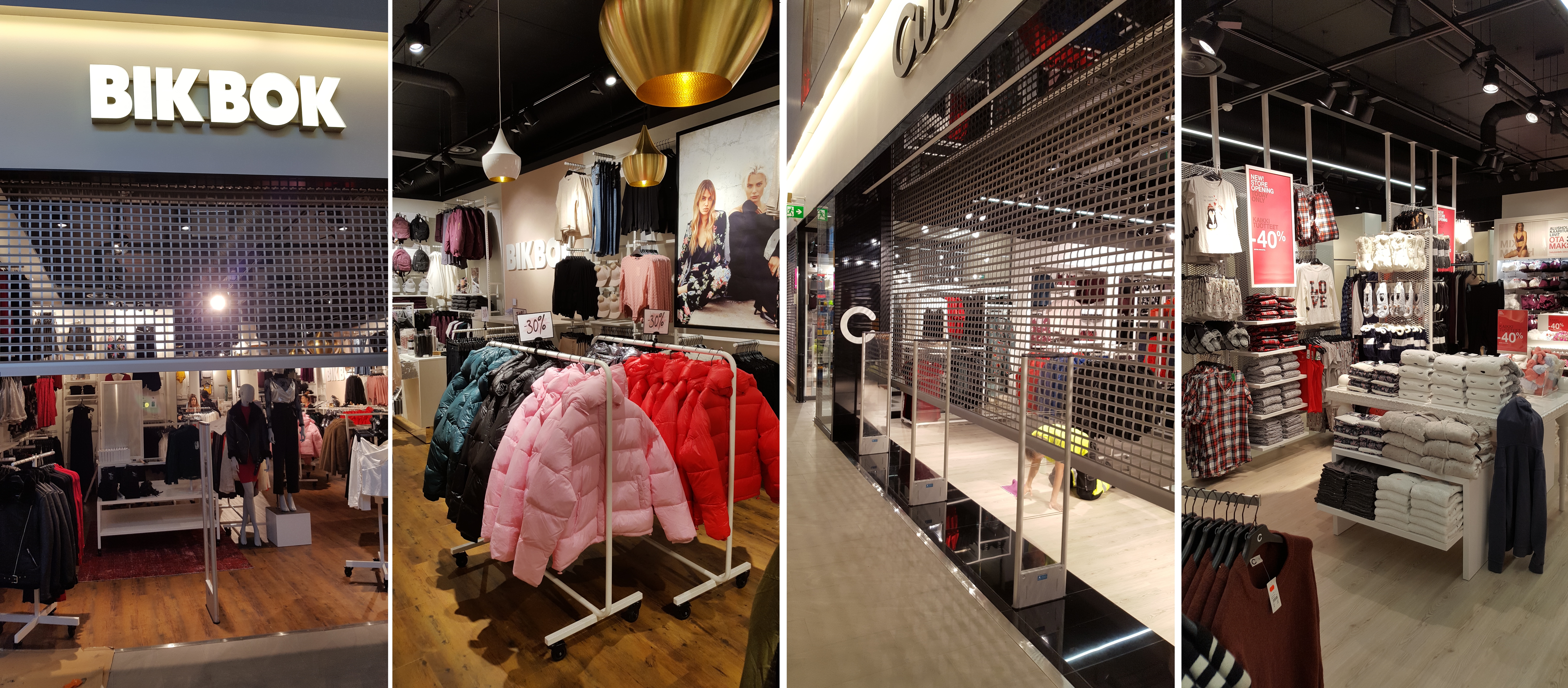 Opening of Bik Bok & Cubus in the new shopping center Seppä in Jyväskylä fall 2017.